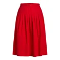 thumbnail image 4 of Free Assembly Women's Belted Cotton Pleated Midi Skirt, Sizes XS-4X, 4 of 5