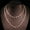 Rose Gold Plated, variant on CZ Women Layered Round Long Chain Link Sweater Necklace Boho Rose Gold Jewelry