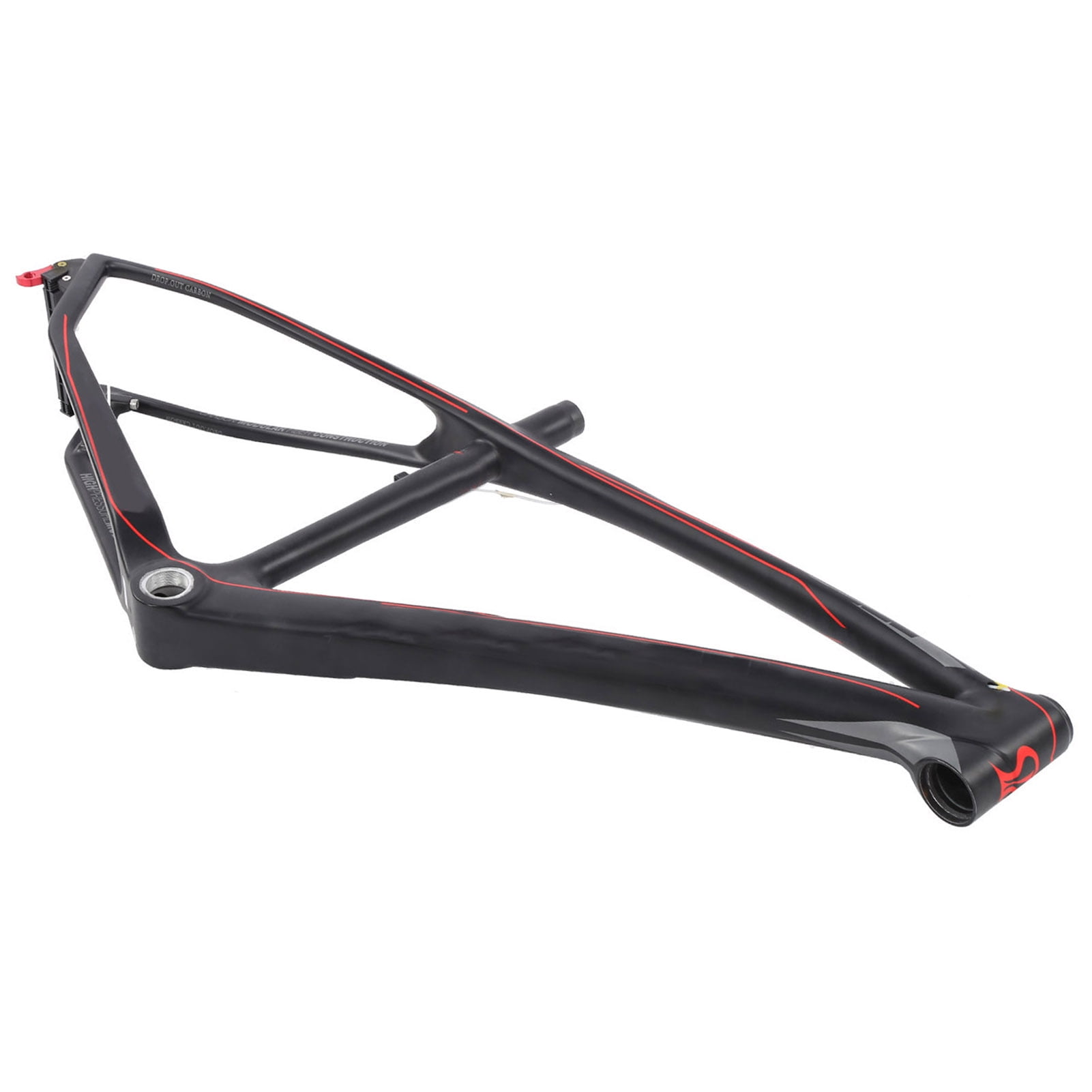 Gupbes 27.5ERx17.5in Carbon Bike Frame With Headset And Seatpost Clip Mountain Bicycle Front Fork Frame Carbon Fiber Bicycle Frame Walmart