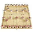 thumbnail image 2 of Luoyer 14 Inch Wooden Foldable Chinese Chess Xiangqi Travel Game Set with Wooden Chess Pieces Traditional Tabletop Strategy and Skill Game for Teens Adults, 2 of 3