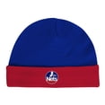 thumbnail image 4 of Newborn & Infant Mitchell & Ness Blue/Red New Jersey Nets 3-Piece Hardwood Classics Bodysuits & Cuffed Knit Hat Set, 4 of 5