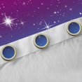 thumbnail image 4 of Manfei Kawaii Stars Blackout Curtains Set of 2 (38x54 Each),Cute Cartoon Themed Living Room Curtains,Pink Blue White, 4 of 6