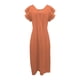 thumbnail image 4 of Vestido de Verano para las Mujeres sin Mangas Cuello en V con Mangas Voladoras, Color Sólido Y Vestido Sexy Fluido para las Mujeres, 4 of 6