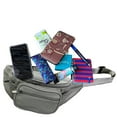 thumbnail image 5 of Men's Women's Leather Fanny Pack Waist-Pack Cellphone Holder Crossover Bag, 5 of 7