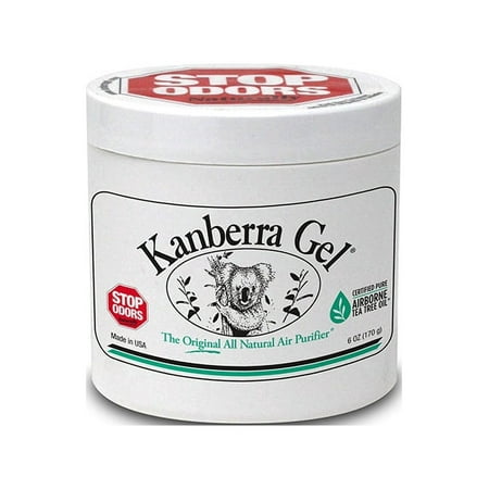 Kanberra Gel Air Freshener, All Natural Odor Removing Gel Air Purifier with Pure Tea Tree Oil, 6 oz