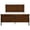 Brown, variant on Classic Style Bed, White Queen Size Bedroom Furniture, Wood With Headboard And Bed In Style, Finish, Furniture &