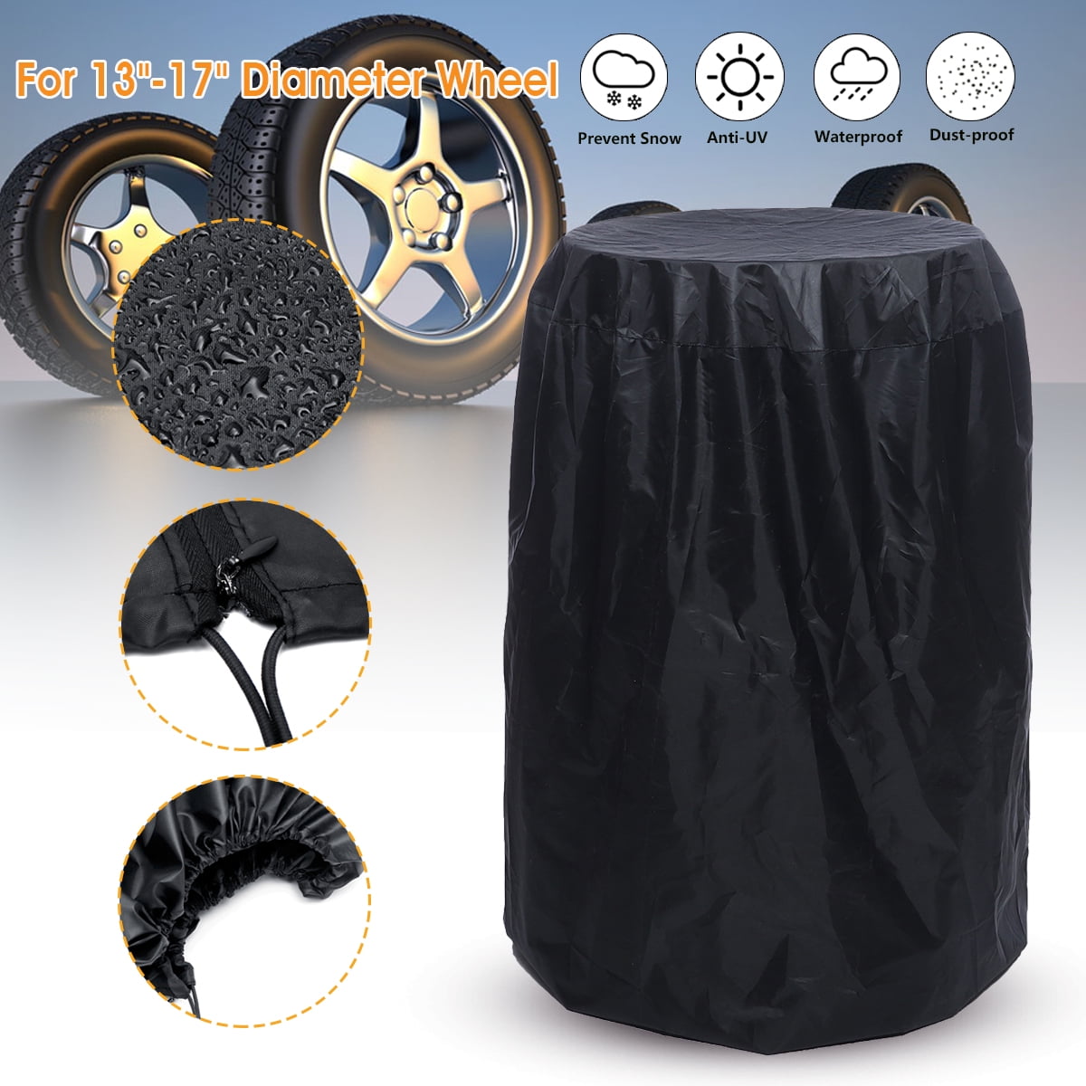 Universal Car Tire Storage Bag Protector Cover Holds 4 Wheels 1317