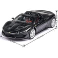 thumbnail image 2 of Coche de juguete HUOGUO J50 Roadster de metal fundido a presión 1/32 con luces, 2 of 5