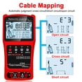 thumbnail image 3 of Probador De Cables De Red, Pantalla Digital, 3 Modos De Escaneo, Rastreador De Cables Multifunción Para Cables CAT5 CAT6, 3 of 7