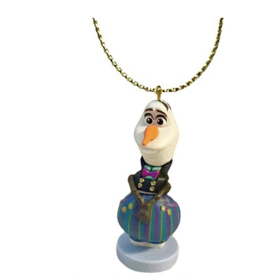 Olaf Snowman Festive Groom Ornament Figure 2” Frozen Figurine Charm Elsa Anna