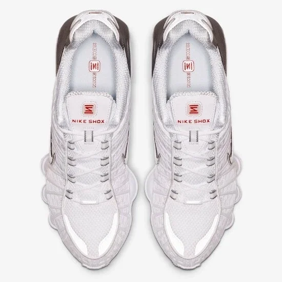 Nike Shox TL Shoes 'White/Metallic Silver' (AV3595-100