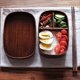 thumbnail image 4 of Caja Bento de Madera de Estilo Japonés, Caja Bento de una Sola Capa para Sushi, Vajilla de Madera, 4 of 5
