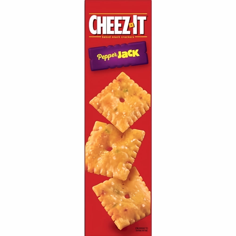 Cheez-It Baked Snack Crackers Pepper Jack 12.4 oz (Pack of 84)