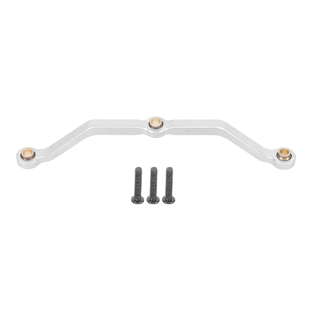 Enlace de dirección RC, pieza mejorada de aleación de aluminio, varilla de dirección RC para coche Traxxas 1/18 RC, Plata YUNYI BRAND Deportes
