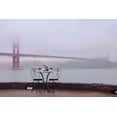 thumbnail image 2 of Blaustein, Alan 18x13 Gold Ornate Wood Framed with Double Matting Museum Art Print Titled - Dream Cafe Golden Gate Bridge - 58, 2 of 4