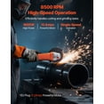 thumbnail image 2 of VEVOR Angle Grinder 7" 13A Electric Grinder Power Tool 8500RPM High-Speed, 2 of 9