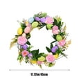 thumbnail image 3 of CQCYD Easter Wreath, Colorful Plastic Easter Egg Wreath For Front Door Spring Decorations Indoor Outdoor Home Decor Patio Porch Tree Decor Easter Party Supplies, 3 of 9
