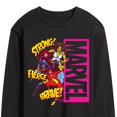 thumbnail image 3 of Marvel - Super Hero Women Sound Effects - Men's Long Sleeve Graphic T-Shirt, 3 of 5