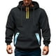 thumbnail image 1 of pstuiky Camisas suaves de manga larga para hombre, Sudadera deportiva de manga larga con capucha y bolsillos múltiples para hombre, estilo cargo, informal, para entrenamiento l, 1 of 6