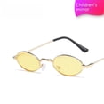 thumbnail image 4 of Gafas de sol ovaladas para niños, anti-UV, para niños y niñas, para espectáculos, modernas y combinables, 4 of 5