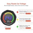 thumbnail image 3 of Enchufe de cargador USB dual 4,2 A + toma de corriente de 12 V + voltímetro LED + interruptor de palanca de encendido y apagado de 8 bandas Panel multifunción para coche, barco, RV, ATV, camión,, 3 of 5