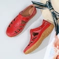 thumbnail image 6 of Mepaouo Women's Slip on Shoes Casual Walking Flats Arch Support Orthopedic Summer Loafers Red 7.5, 6 of 8
