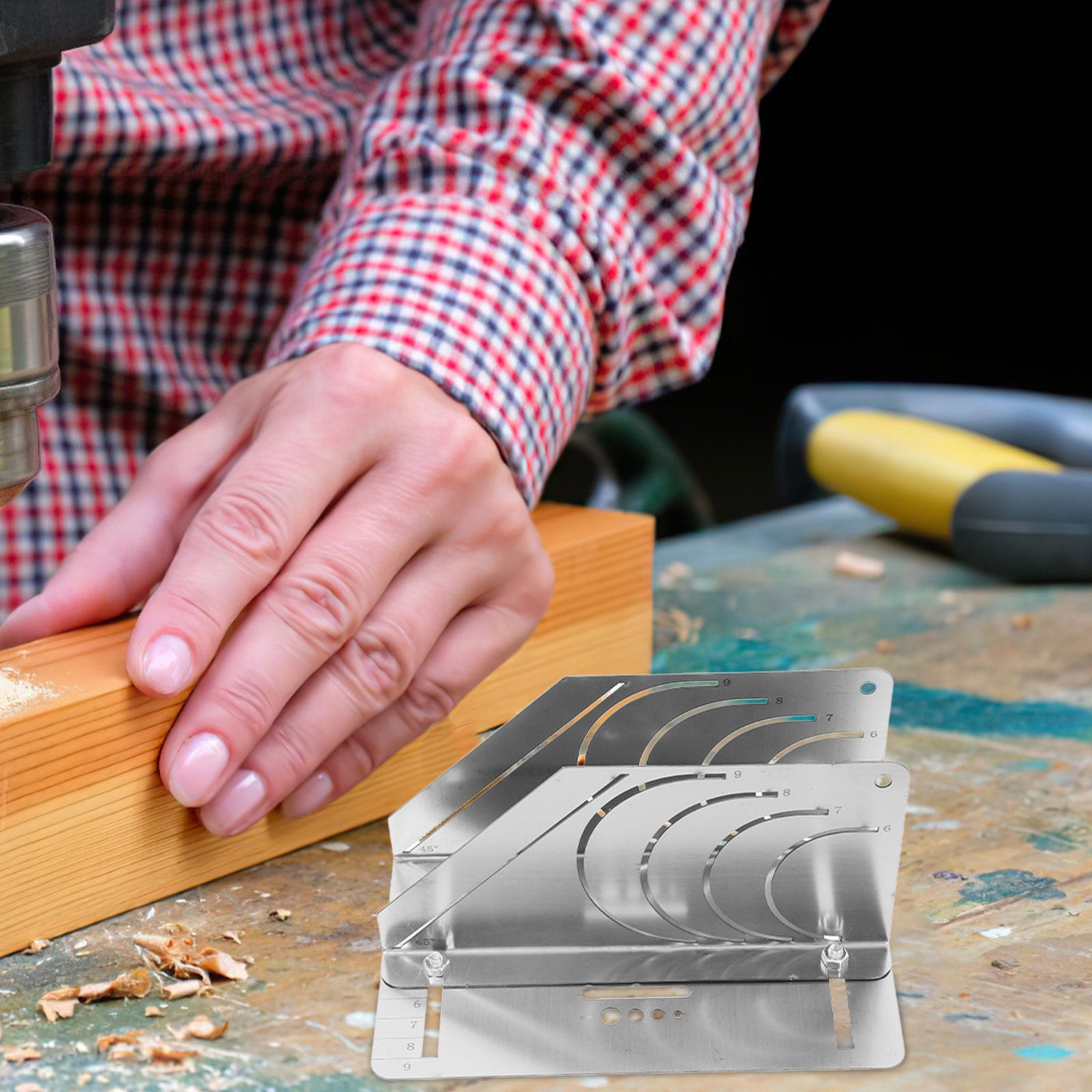 WORGEOUS Insulation Cutter Tool Set with Foam Cutter Guide and Cutting Fixture for Foam Tube Insulation - Convenient and Precise Cutting