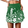 thumbnail image 1 of SHIXIAOO Jupe-Short Décontractée à Imprimé Floral d'Été pour Femmes, Jupe Courte Confortable, Extensible, Respirante, Mode pour Activités Extérieures, Mini Jupe Aguichant, Jupes Longues en Denim, 1 of 6