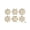 Wooden color-3B, variant on MMJ 6 Pack Unfinished Wooden Snowflake Ornaments, Blank DIY Cutout Kit for Christmas Tree Hanging Craft Painting Decoration, 3.15x2.99in