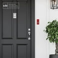 thumbnail image 2 of MSH Modern Stainless Hardware Model R7 Red Anodized Aluminum Doorbell Button 1.37” x 3.14” x 5/32” (4mm thick), 2 of 6