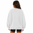 thumbnail image 5 of UDAUDU Womens Oversized Sweatshirts Crewneck Long Sleeve Fleece Pullover Tops Fall Y2k Sweater Cute Hoodies White S, 5 of 7