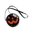 thumbnail image 3 of Halloween Shoulder Bags, Pumpkin Themed Shoulder Messenger Purse, Funny Handheld Bag for Halloween Holiday Party, 3 of 5