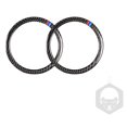 thumbnail image 1 of 2 piezas de cubierta de anillo de altavoz de puerta de fibra de carbono para BMW E92 M3 07-13 (tricolor) Tmvgtek Accesorios para autos y motos, 1 of 8