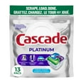 thumbnail image 1 of Cascade Platinum Dishwasher Pods, Dishwasher Detergent, Dish Detergent Soap, Fresh 13CT, 1 of 10