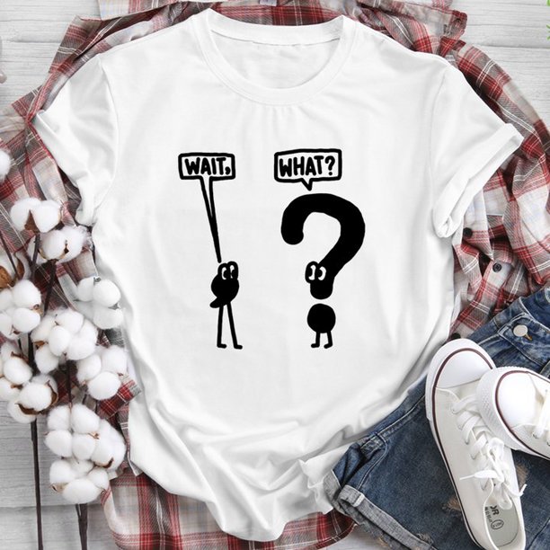 Camiseta Wait What Teacher Tee 014842 Blanco S FLhrweasw Para estrenar