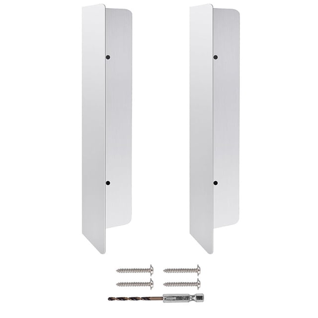 2 Pcs Protection de Souris pour Porte de Garage, Acier Inoxydable Robuste Protection de Souris et Serpent pour Porte de Garage, Solution