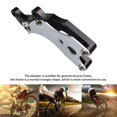 thumbnail image 4 of Soidarity Adaptador de freno de disco de bicicleta de montaña profesional Soporte de freno de disco de aleación duradera Adaptador de montaje de freno de Ciclismo negro+plata Soidarity OD010341-01, 4 of 6