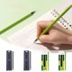 thumbnail image 1 of Pack de 10 lápices de madera negra | Cañón hexagonal engrosado | HB/2B | El agarre ergonómico reduce la fatiga de las manos | Plomo liso para caligrafía, dibujo, oficina, arte, 1 of 6