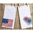 thumbnail image 5 of American Flag Stars Firework 4th of July Kitchen Towels Dish Towels, 18x26 Inch Patriotic Liberty Decor Hand Towels Set of 2, 5 of 6