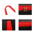 thumbnail image 4 of Styrofoam Cooler Food Delivery Bag, Insulated Grocery Bags Insulated Cooler Bag for Hot or Cold Food Delivery, Groceries, Travel, Shopping(Black & Red), 4 of 5