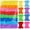 8 Rainbow Colors, variant on 800pcs Refill Loops for 7-Inch Weaving Loom - 8 Color Loom Loops for Potholder Making, Durable Nylon Craft Bands for Kids Adults DIY Projects,Rainbow Color