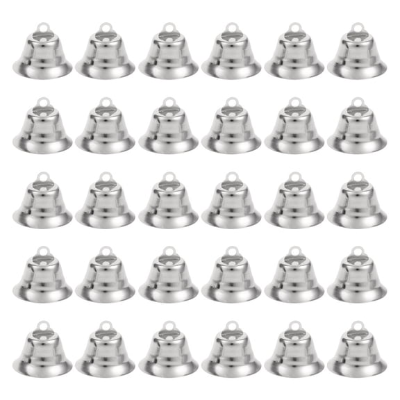 FOMIYES Sturdy Iron Bells for Home Decor and Crafts with Clear Sound 30Pcs