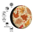 thumbnail image 2 of Kdxio Autumn Animal Maple Leaves for Tire Cover Wheel Protectors Tyre Covers Weatherproof Wheel Covers Universal Fit for Trailer Rv SUV Truck Camper Travel Trailers 16 inch, 2 of 5
