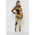 thumbnail image 2 of Tie Dye 2 Piece Leggings and Hooded Jacket Set Camel L/XL, 2 of 2