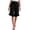 53# Black, variant on Wide Leg Linen Shorts Women Boho High Waisted Ruffle Bermuda Shorts Flowy Summer Resort Wear Vacation Beach Shorts Army Green L