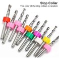 thumbnail image 3 of 30pcs PCB Drill Bit Set, 0.1mm-3.0mm, 1/8" Spiral Spline Shank CNC Router Bits for CNC Engraving, 3 of 5