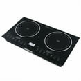 thumbnail image 4 of Eapmic Digital Induction Cooktop, 2600W 110V Double Burners Electric Stove Countertop Burner Legs Black Crystal Surface with 2 Burners, 4 of 6
