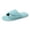 Sky Blue, variant on CIENVNSTG Womens Orthopedic Arch Support Fuzzy Adjustable Corduroy Memory Foam Open Toe Slippers Comfortable Non‑Slip Indoor Slides Supportive Footwear Khaki 39