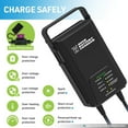 thumbnail image 2 of BoltPower Auto Car Battery Charger Automatic Trickle Full Charge Maintainer 3.8A 12V Portable Smart Rapid High Efficiency for Truck, RV, SUV, ATV, Club Cart, Lawnmower, Snowmobile, Motorcycle, 2 of 7