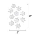 thumbnail image 5 of Holiday Lane 3D Flocon de Neige Sticker Mural 10-Pc. Set, 5 of 5